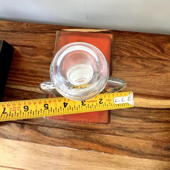 Vintage Tiroler Crystalglas Wolke German Glass Liquor Decanter Hand panted - Picture 11 of 12